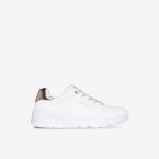 Skechers blancas corazones lavables y sin cordones