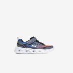Zapatillas Skechers con luces en Azul con gris para niños con Velcro para el Cole