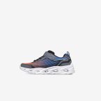 Zapatillas Skechers con luces en Azul con gris para niños con Velcro para el Cole