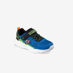 Zapatillas Skechers con luces en azul con Velcro para niño
