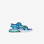 Skechers Mega-Craft: Sandalias deportivas con estilo pixelado para niños