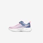 Skechers deportiva de niña con luces y velcro en color Rosa