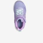 Skechers - Deportivas de niña con luces y cierre de velcro en color morado