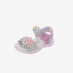 Sandalia de niña multicolor de Chicco con doble velcro