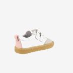 Zapatilla de niña en blanco y rosa de Blanditos | Estilo y comodidad para sus primeros pasos