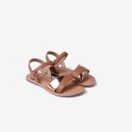 Sandalia en cuero y dorado de la marca Gioseppo con velcro