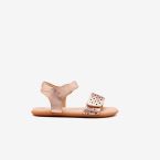 Sandalia barefoot de Gioseppo en color dorado con doble velcro