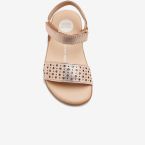 Sandalia barefoot de Gioseppo en color dorado con doble velcro