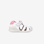 Sandalias Biomecanics para Primeros Pasos en color blanco