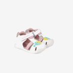 Sandalias Biomecanics para Primeros Pasos en color blanco con velcro