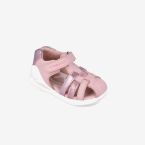Sandalias Biomecanics Rosa con Velcro para Niñas