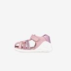 Sandalias Biomecanics Rosa con Velcro para Niñas