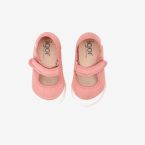 Merceditas Barefoot de Lona Respetuosa para Niñas – Marca Igor en color Rosa