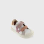 Lona deportiva con puntera reforzada respetuosa de Victoria en blanco y rosa