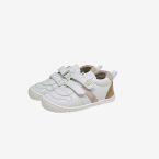 Deportivos respetuoso de primeros pasos en blanco con tonos beige de la marca Piruflex