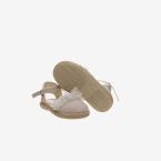 Alpargata de tul beige lino
