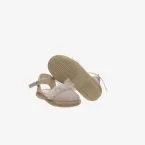 Alpargata de tul beige lino