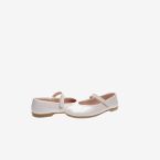 Mercededitas en beige con velcro de la marca Zapy