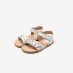 Sandalia barefoot en color blanco de Gioseppo - Doble velcro - Ajuste y Flexibilidad