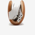 Sandalia barefoot en color blanco de Gioseppo - Doble velcro - Ajuste y Flexibilidad