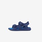 Sandalia con velcro de goma en azul de Biomecanics