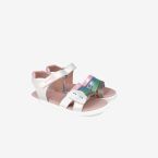 Sandalias de niña estampadas de Garvalin con velcro  delantero
