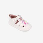 Sandalias estampadas en textil respetuosas de Garvalin