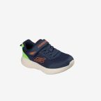 Zapatillas deportivas de Skechers marino con velcro y puntera de goma para niños