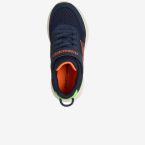 Zapatillas deportivas de Skechers marino con velcro y puntera de goma para niños