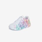 Deportivas cordon de Skechers con corazones multicolor