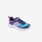 Skechers niña multicolor con puntera y velcro ideal para cole