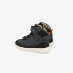 Bota biotex niño azul marino con velcro y puntera reforazada.