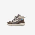 Bota barefoot montaña Biomecanics niña cordon ajustable boton.