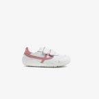 Deportivo colegial barefoot Pablosky  blanco y rosa ancho especial.