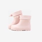 Botas de agua cortitas respetuosas Igor en tono rosa bebe.