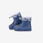 Botas de agua respetuosas Igor de dinasurios en azul para niños