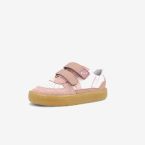 Zapatilla deportiva respetuosa de Blanditos en tonos rosados y blanca.