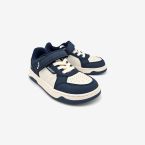 Zapatilla deportiva respetuosa de Blanditos en blanca y azul | Estilo, agarre y comodidad para sus primeros pasos