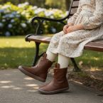 Botin respetuoso niña cremallera conejito