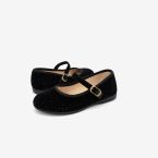 MERCEDES NIÑATERCIPELO NEGRO GLITTER