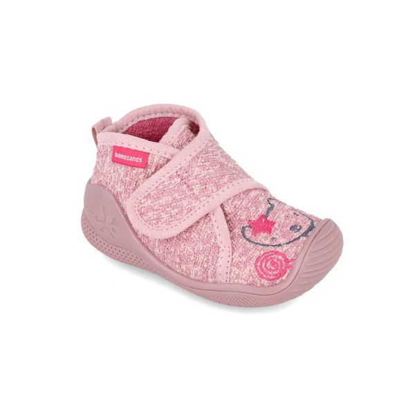 ZAPATILLA CASA NIÑA BIOMECANICS CON VELCRO Y PUNTERA REFORZADA