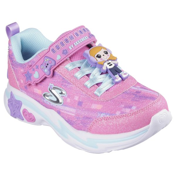 DEPORTIVO NIÑA SKECHERS CON VELCRO