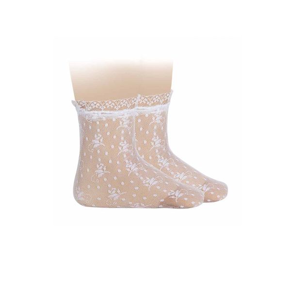 Calcetines Blancos Niña con Encaje | Elegancia ligera