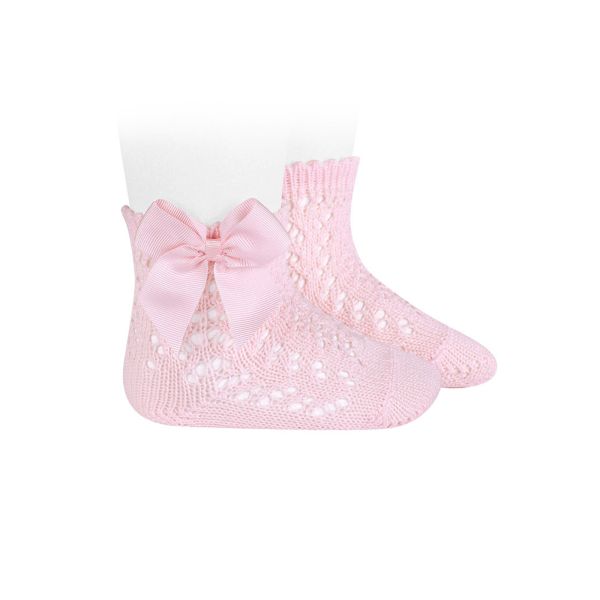 Calcetines Rosa Bebé con Lazo | Dulce toque infantil