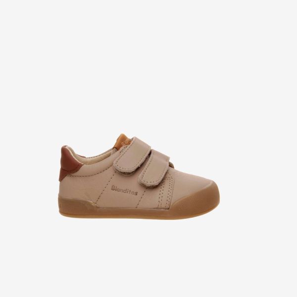 Blanditos deportivo respetuoso unisex | Guardería con velcro en camel
