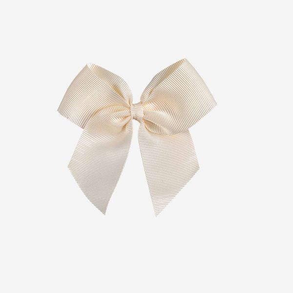 Lazo grande Cóndor para niña beige | Dulce, cómodo y fácil de poner