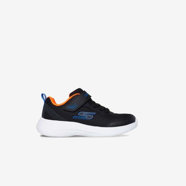 Skechers  negras y azules niño | Ligeras, cómodas y con velcro