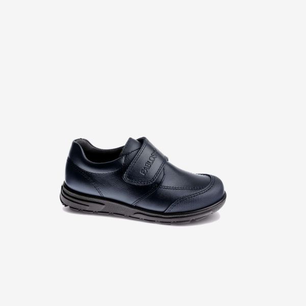 Zapato colegial blucher con velcro unisex Pablosky
