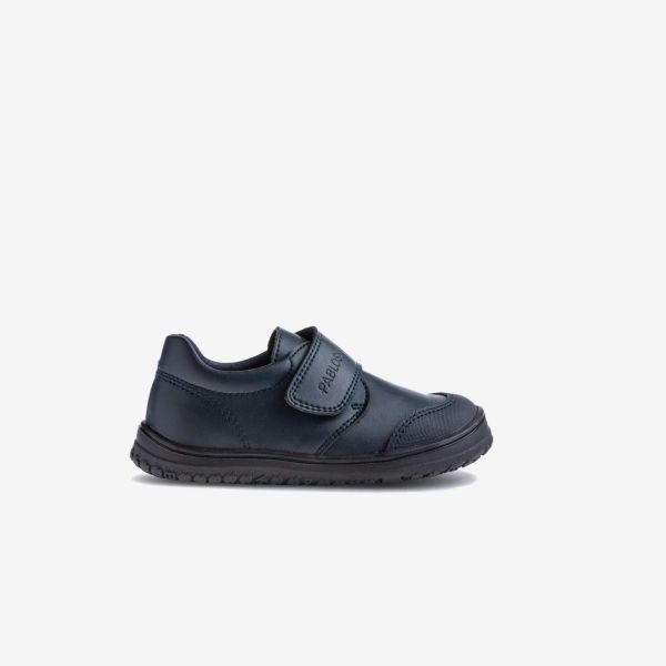 Zapato colegial barefoot unisex Pablosky  azul marino