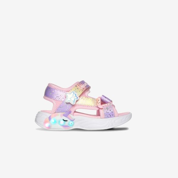 Sandalias Skechers Unicorn Dreams con Luces - Diseño Brillante y Divertido